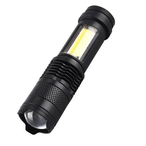 Plastic Mini Rechargeable Flashlight Light