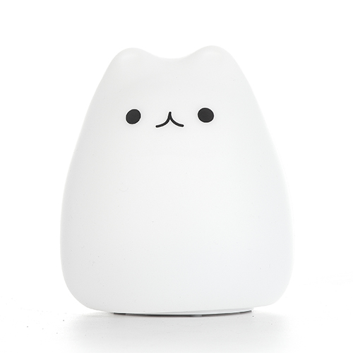 Cute Cat Touch Sensor Soft Silicone Light