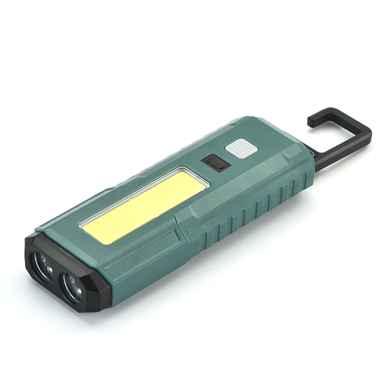 Rechargeable Work Lamp with Strong Magnet & Hook at BacksidePower Bank